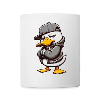 canard hiphop - Mug blanc - blanc - Devant