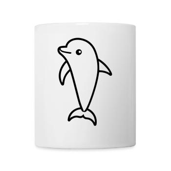 dolphin - Mug - white - Front