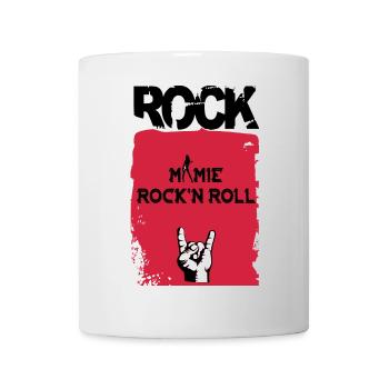 Mamie rock'n roll - Mug blanc - blanc - Devant