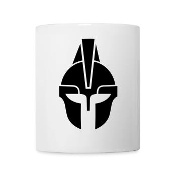 Spartan helmet - Mug - white - Front