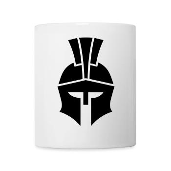 Spartan helmet - Mug - white - Front