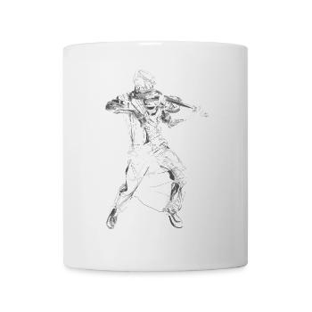 Violinist Line Art - Mug - white - Front
