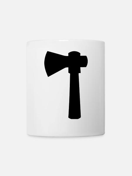 Axt - Tasse - Weiß