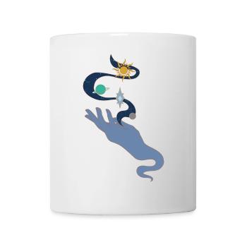 Universe in hand colour - Tasse - Weiß - Vorne
