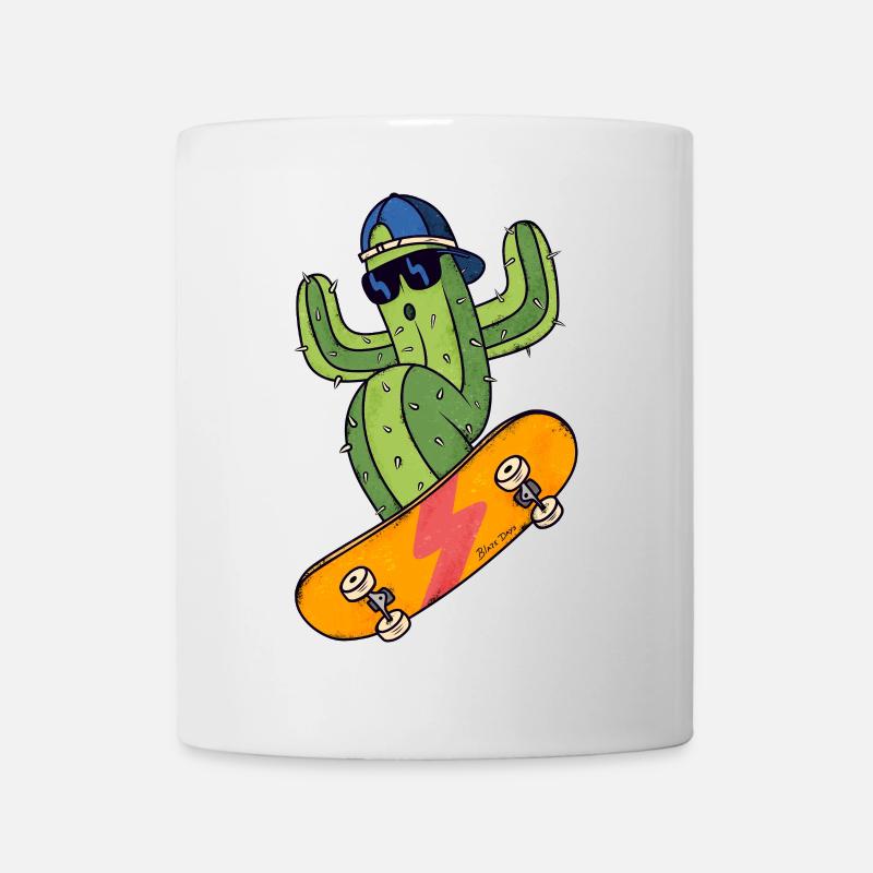 Patineur Cactus - Mug blanc - blanc