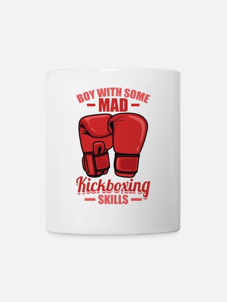 Kickboxeur Garçon - Mug blanc - blanc