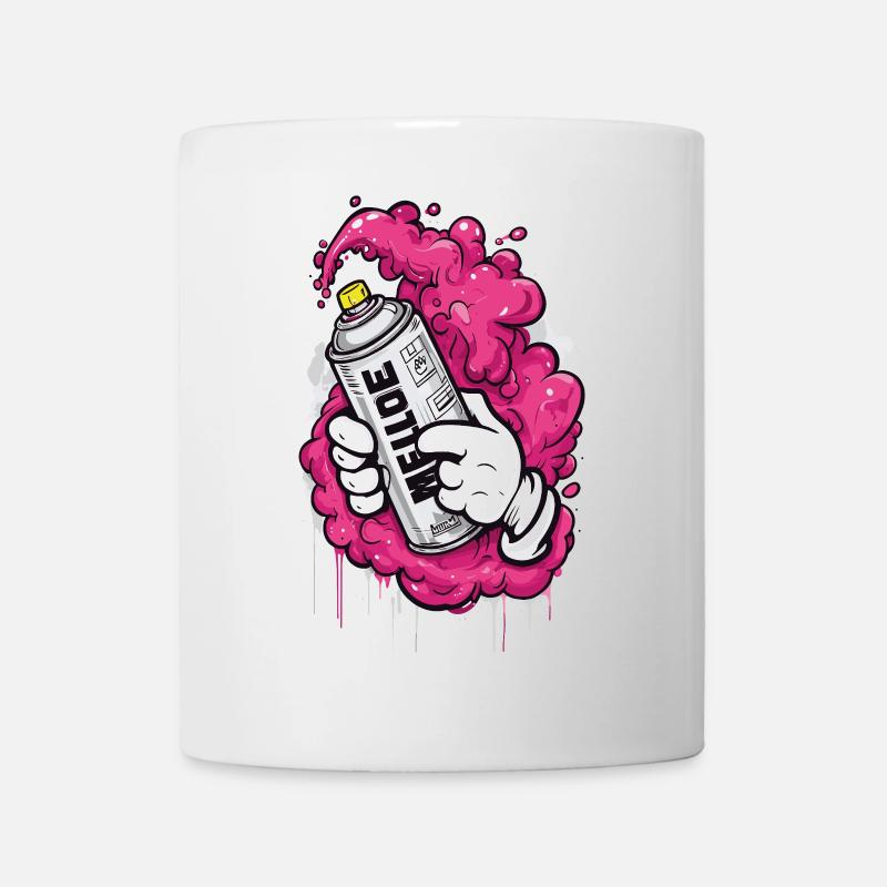 Graffiti Spray Can - Urban Street Art Design - Mug - white