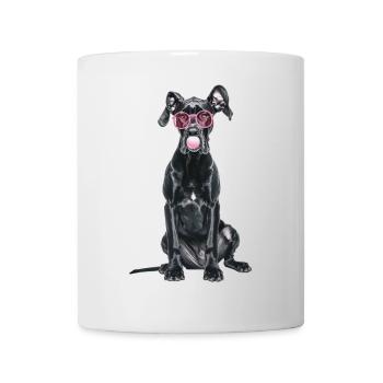 Deutsche Dogge - Tasse - Weiß - Vorne