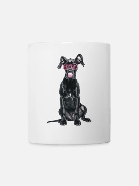Deutsche Dogge - Tasse - Weiß