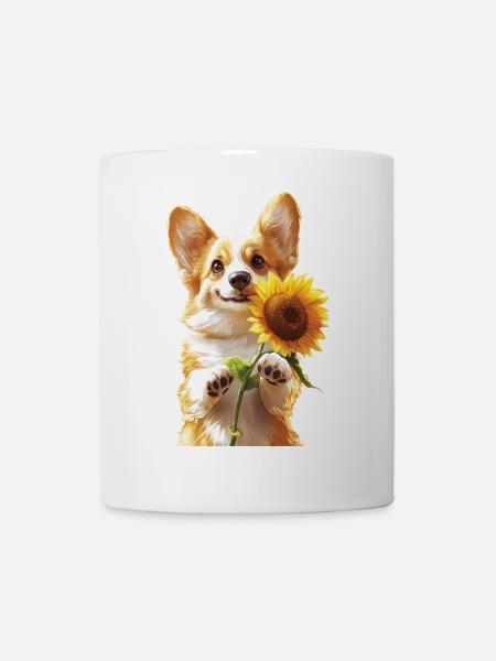 Corgi - Tasse - Weiß