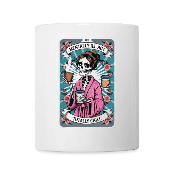 Tarotkarte - Tasse - Weiß - Vorne