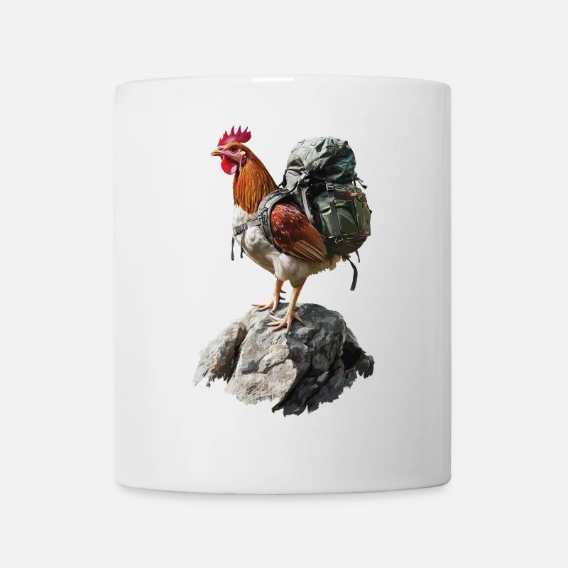 Huhn Hahn - Tasse - Weiß