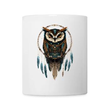 Hibou Mystic Fantasy - Mug blanc - blanc - Devant