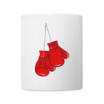 Red Boxing Gloves - Symbol of Strength & Fighting Spirit - Mug - white - Front