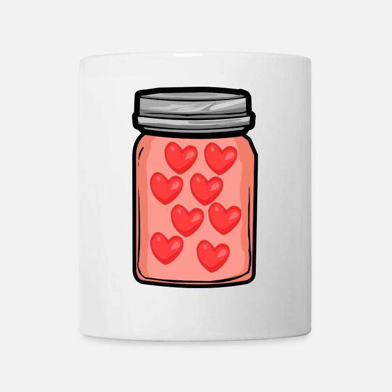 jar of hearts - Mug - white