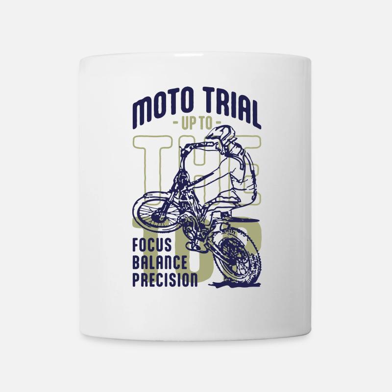 Moto Trial Biker - Trials Rider - Mug blanc - blanc