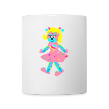 Regenbogentriene - Phantasie - Tierchen - Tasse - Weiß - Vorne