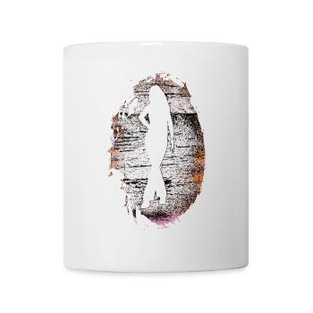 Silhouette Woman | woman Model - Mug - white - Front