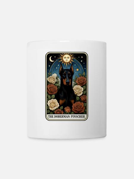 Dobermann - Tasse - Weiß