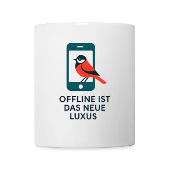 Offline is the new luxury - Mug - white - Front