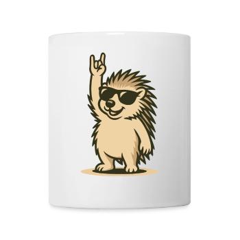 Bébé berçat Porc-épic frais - Mug blanc - blanc - Devant