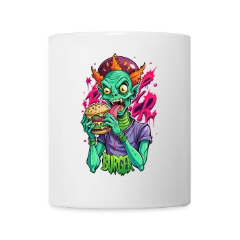 Burger Alien - Tasse - Weiß - Vorne