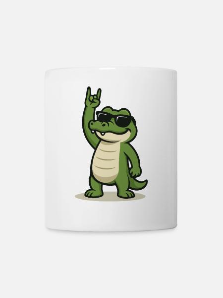 Rockin' Croc - Tasse - Weiß