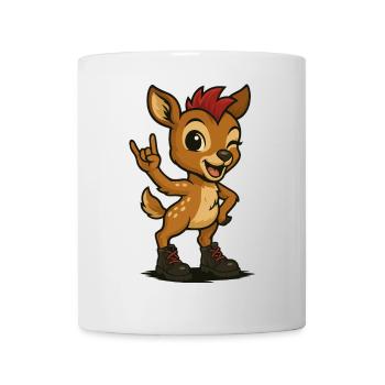 Punk Rock Fawn - Mug - white - Front