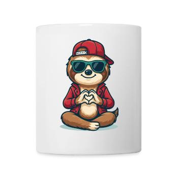 Chill Love Sloth - Mug - white - Front