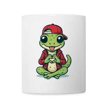 Amour Style Gecko - Mug blanc - blanc - Devant