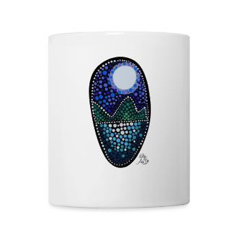 Mondnacht - Tasse - Weiß - Vorne