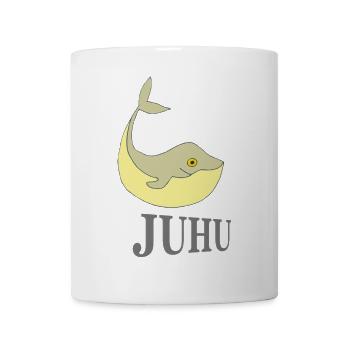 Baleine drôle - Mug blanc - blanc - Devant