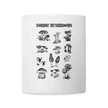 CHAMPIGNONS NORDIQUES - Mug blanc - blanc - Devant