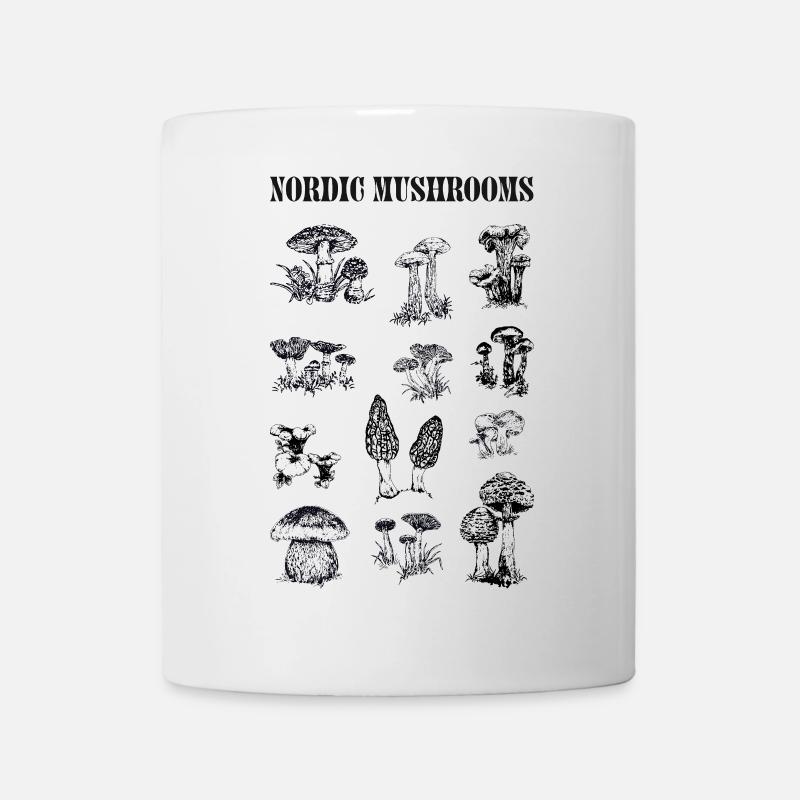 NORDIC MUSHROOMS - Mug - white