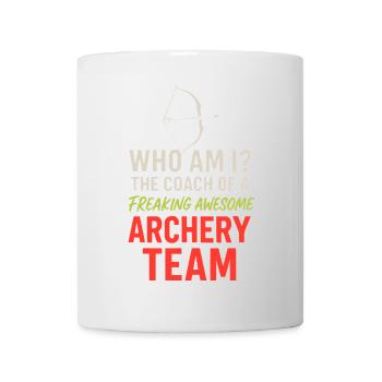 Wer bin ich? Der Trainer eines verdammt guten - Tasse - Weiß - Vorne