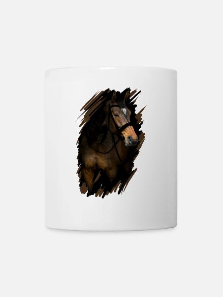 Pferd - Tasse - Weiß
