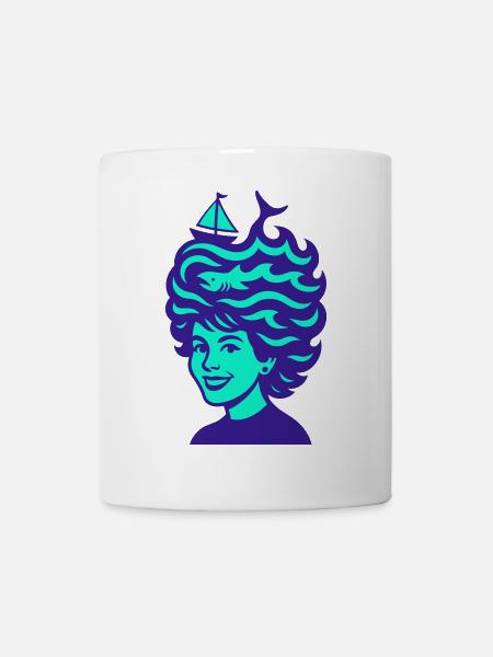 Sea Hair! - Tasse - Weiß