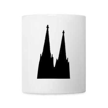 Der Kölner Dom in Köln - Tasse - Weiß - Vorne