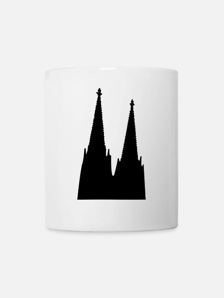 Der Kölner Dom in Köln - Tasse - Weiß