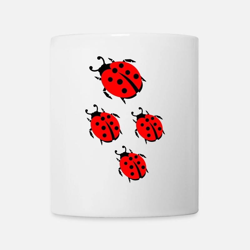 ladybug marienkaefer - Tasse - Weiß