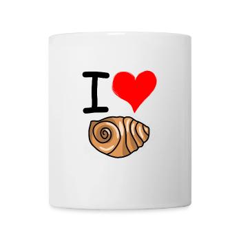 Kultgebäck Franzbrötchen Hamburg I Love Franz - Tasse - Weiß - Vorne