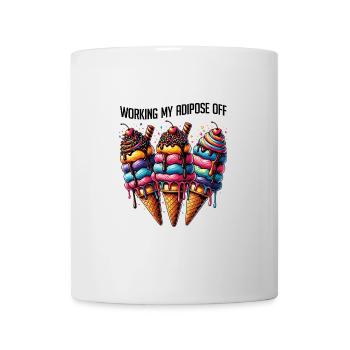 Drei große Eistüten mit lustigem Spruch - Tasse - Weiß - Vorne