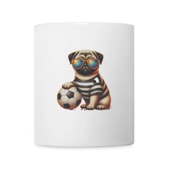Carlin Chien Joueur De Football Champion De Balle Fan - Mug blanc - blanc - Devant