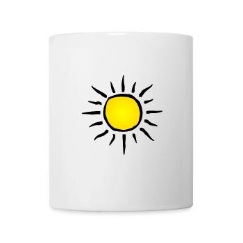 Sun Yellow - Mug - white - Front