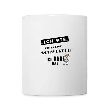 petite sœur - Mug blanc - blanc - Devant