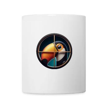 Toucan Cartoon Bande Dessinée - Mug blanc - blanc - Devant