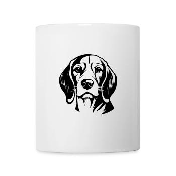 Beagle Dog Head - Mug - white - Front