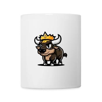 Stier Comic Krone - Tasse - Weiß - Vorne