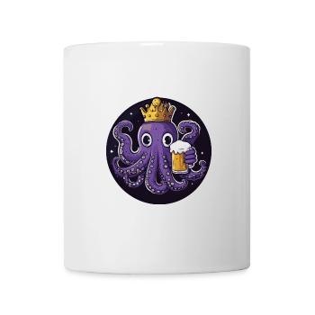 Oktopus Bier Comic - Tasse - Weiß - Vorne
