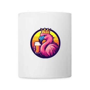 Bande dessinée de bière Flamingo - Mug blanc - blanc - Devant